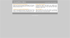 Desktop Screenshot of humpin.org